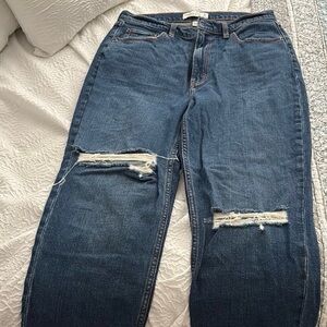 Abercrombie curve love ultra high-rise Straight